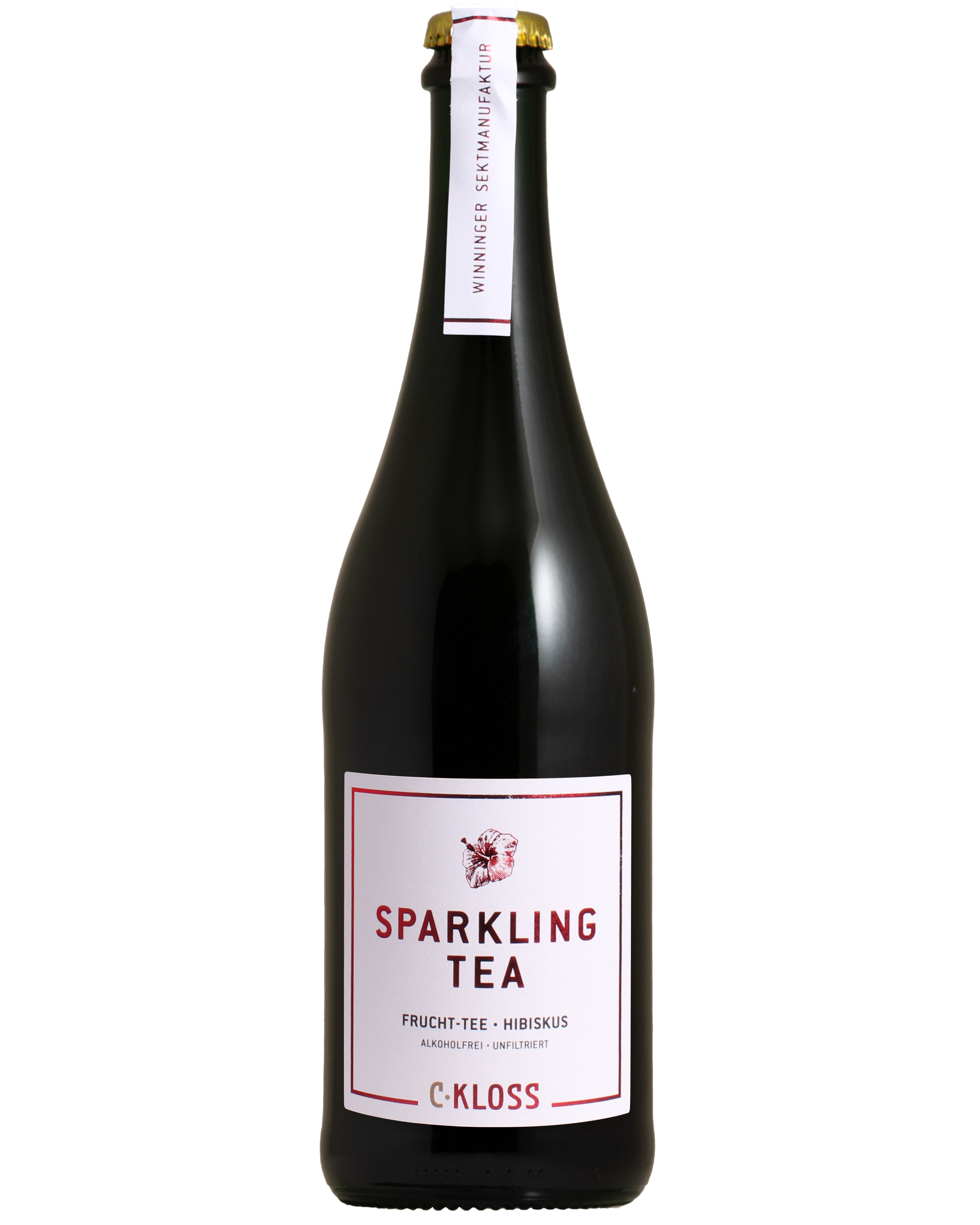 Kloss, Sparkling Tea Frucht Tee Hibiskus Rosé 0,75